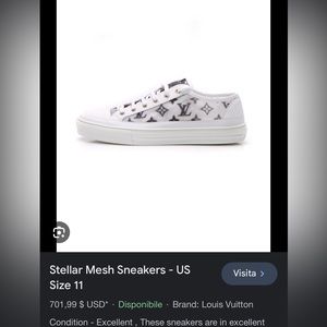Louis Vuitton stellar mesh sneaker - USED